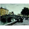 Image 1 : James Hamilton MacKenzie 1875-1926 Scottish Activity Near the Canal Watercolour Signed &...