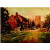 Image 1 : James W. Milliken Active 1887-1930 British A Worcestershire Homestead Watercolour Signed...
