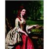 Image 1 : John Robert Dicksee 1817-1905 British The Artists' Daughter Oil on canvas Signed & dated...