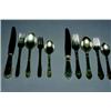 Image 1 : A 5 piece Georg Jensen Flatware Setting Danish, mid 20th century Decorated in the Bead pattern...
