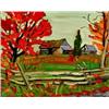 Image 1 : Ralph W. Burton 1905-1983 Autumn Near Merrickville Oil on panel Signed; signed, titled &...