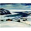 Image 1 : John Douglas Lawley 1906-1971 Winter, Baie St. Paul Oil on board Signed 20 x 24 in, 5...