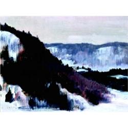 Robert W. Pilot 1898-1967 PRCA, OSA Mont St. Sauveur, Quebec Oil on panel Signed; signed...