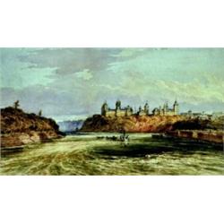 James D. Duncan 1805-1881 MSA, SCA, ARCA View of Ottawa from the River Watercolour Unsig...