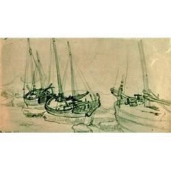 Alexander Young Jackson (A.Y.) 1882-1974 RCA, OSA, CGP, G7 Three Geolettes Graphite on pape...