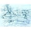 Image 1 : Alexander Young Jackson (A.Y.) 1882-1974 RCA, OSA, CGP, G7 Port Dover Graphite & ink drawin...