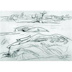 Alexander Young Jackson (A.Y.) 1882-1974 RCA, OSA, CGP, G7 Georgian Bay Studies Two sided g...