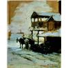 Image 1 : Alice Des Clayes 1890-1968 ARCA Loading the Cart; Landscape Studies Two sided gouache & gra...