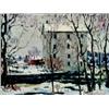 Image 1 : Manly Edward MacDonald 1889-1971 RCA The Old Mill Oil on canvas board Signed 12 x 16...