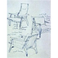 Alexander Young Jackson (A.Y.) 1882-1974 RCA, OSA, CGP, G7 A.Y.'s Scandinavian Chair Studies<b...