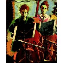 Henri Leopold Masson 1907-1996 OSA, CGP The Recital Oil on board, C.1959 Signed; titled...