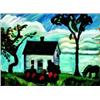Image 1 : Ruth Eliot 1913-2001 AAO Horse Grazing/Horse in Field A pair of double sided oils on panel<...