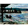 Image 1 : Ruth Eliot 1913-2001 AAO Lakeside Views A group of three oils on panel, two are double side...