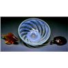Image 1 : A lalique Glass Furit Bowl, French, mid 20th century, signed R. Lalique., The deep circular clea...