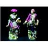 Image 1 : A Large pair of Porcelain Figures, Ludwigsburg, 18/19th century, painted marks, The finely model...