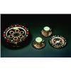 Image 1 : 8 Royal Crown Derby Porcelain Tea Plates, English, late 20th century, Decorated in the Imari pal...