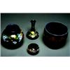 Image 1 : A Moorcroft Orchid Vase, English, c.1935, impressed and painted marks, The globular body and and...