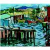 Henri Leopold Masson, 1907-1996 OSA, CGP, Indian Harbour, Nova Scotia, Oil on board, Signed;...