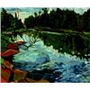 Naomi Jackson Groves, 1910-2001, Hole in Wall Creek, Oil on panel, Signed; title & dated '69...