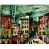 Image 1 : Henri Leopold Masson, 1907-1996 OSA, CGP, Plazza del Campo, Mixed media on paper, Signed & t...