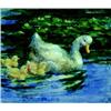 Image 1 : Elizabeth McGillivray Knowles, 1866-1928 ARCA, Mother Goose & Gozzlings, A pair of watercolour...
