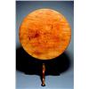 Image 1 : A George III Mahogany Tilt Top Table, English, c.1770, BADA sticker on base, The circular solid...