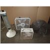 Image 2 : Miscellaneous Fans (3)  with (1) Heater