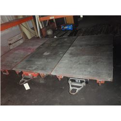 (3) Heavy Duty Material Carts