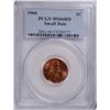 Image 1 : 1960 SMALL DATE LINCOLN CENT PCGS MS-66 RD