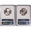 Image 2 : LOT OF ( 2 ) 1946-S WASHINGTON QUARTERS, NGC MS-66
