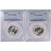 Image 1 : Lot of 2 Wash Quarters PCGS MS65 Better Dates 40s, 55d