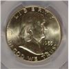 Image 2 : 1955 FRANKLIN HALF DOLLAR, PCGS MS-64 FBL
