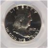 Image 2 : 1963 FRANKLIN HALF DOLLAR, PCGS PROOF-67  NICE!