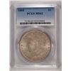 Image 1 : 1884 MORGAN SILVER DOLLAR, PCGS MS-62