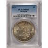 1921 MORGAN SILVER DOLLAR, PCGS MS-63