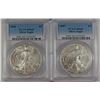 2006 & 2007 AMERICAN SILVER EAGLES, PCGS MS-69