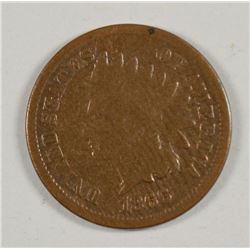 1866 INDIAN HEAD CENT VG/F