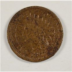 1867 INDIAN HEAD CENT F/VF