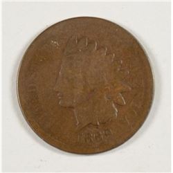 1869/9 INDIAN HEAD CENT AG/G