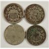 Image 1 : (4) 1867 SHIELD NICKELS