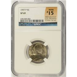 1997 JEFFERSON NICKEL NGC SP-69 (RANK #15 100 GREATEST US MODERN COINS 1ST ED)