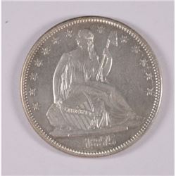 1875-S SEATED HALF DOLLAR XF/AU