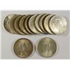 Image 1 : ( 12 )_ PIECES 1922 PEACE SILVER DOLLARS, CHOICE GEM BU MS-63-64