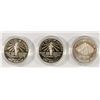 Image 2 : 2- 1986 STATUE OF LIBERTY PROOF SILVER DOLLARS & 1987 CONSTITUTION PROOF