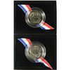 Image 1 : ( 2 ) 2014 BASEBALL HALL OF FAME UNCIRCULATED HALF DOLLARS, IN ORIG. PACKAGING