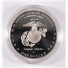Image 2 : 2005 MARINE CORPS 230th ANNIVERSARY SILVER PROOF w/BOX & COA