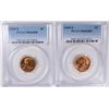Image 1 : ( 2 ) 1939-S LINCOLN CENTS, PCGS MS-66 RED