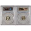 Image 2 : ( 2 ) 1946-D ROOSEVELT DIME, PCGS MS-66 FULL BANDS