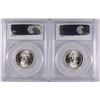 Image 2 : ( 2 )  1945-D WASHINGTON QUARTERS, PCGS  MS-65 GEMS