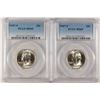 Image 1 : ( 2 ) 1947-S WASHINGTON QUARTERS, PCGS MS-65 GEMS